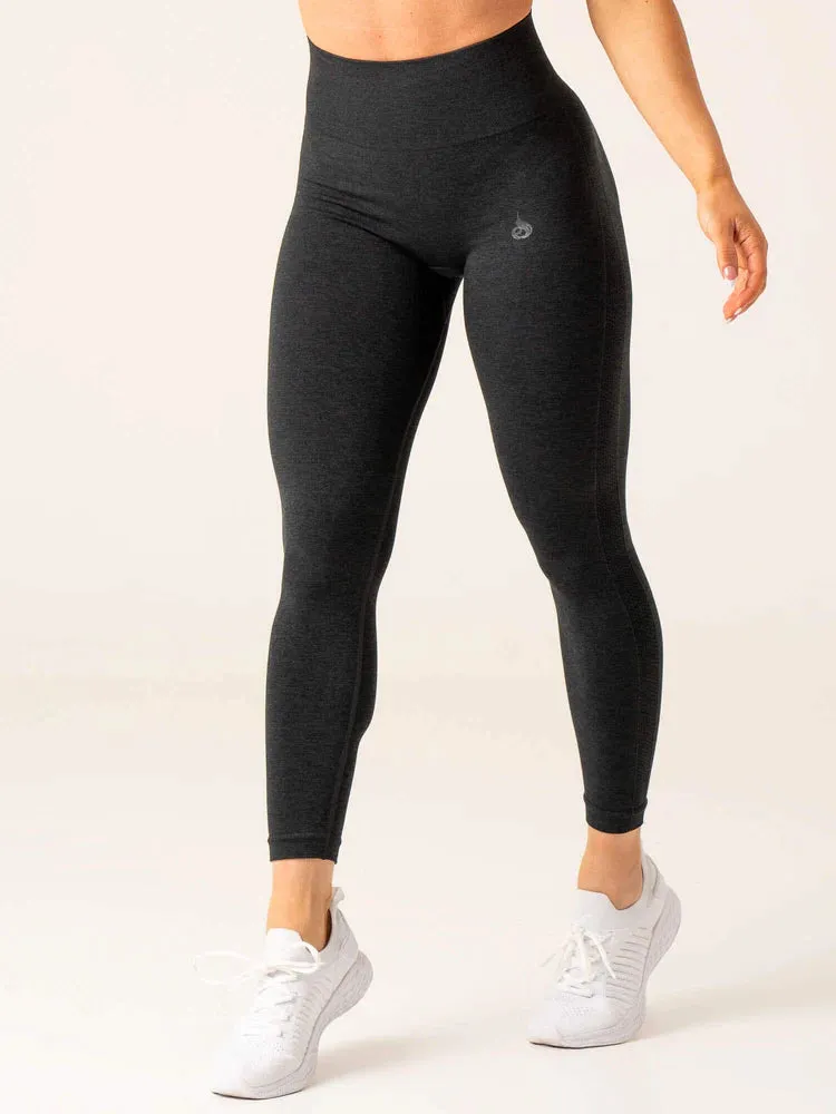 EVOLVE SEAMLESS LEGGINGS BLACK MARL