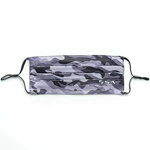 Face Mask | Grey Military Camo