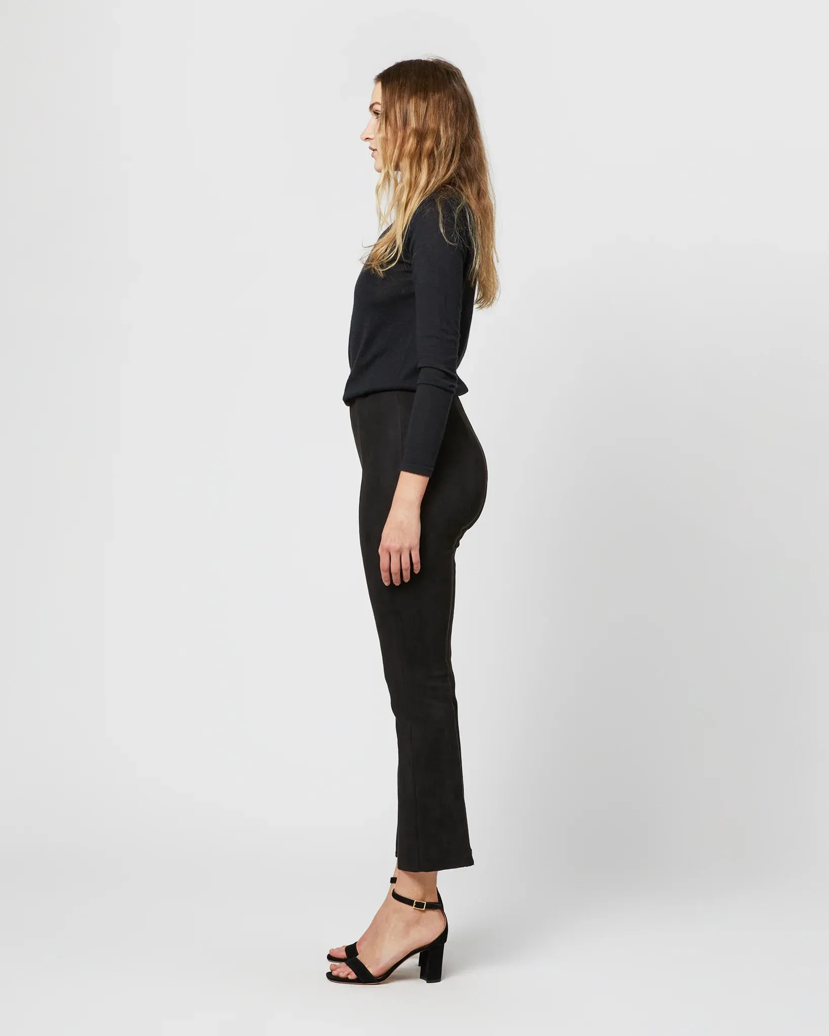 Faye Cropped Seamed Pant