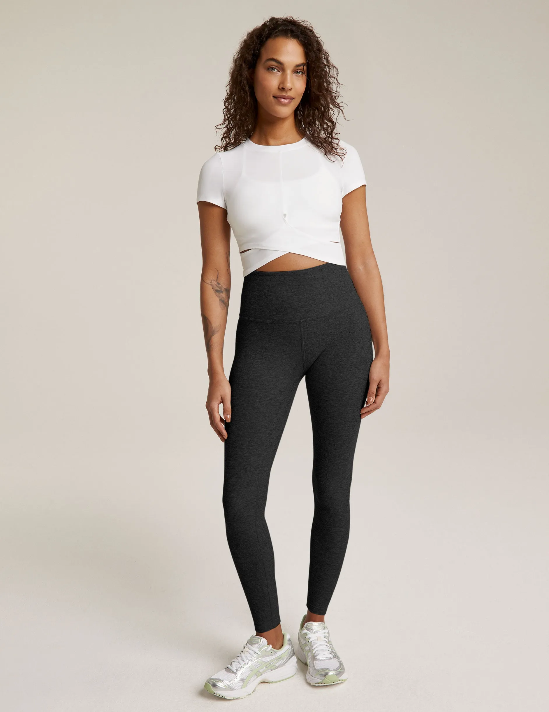 Featherweight Under Over Cropped Tee