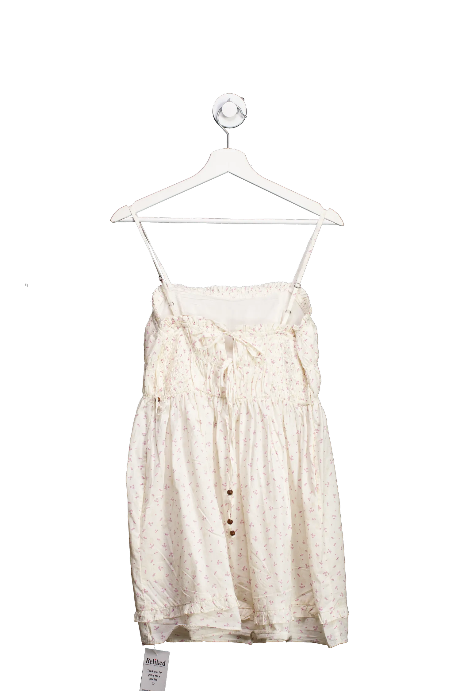 Free People White Gabby Mini Dress UK XS