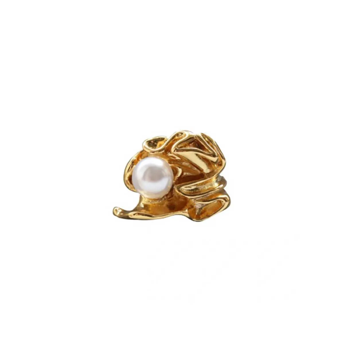 Gold plated Vintage Pearl Ring