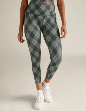 Gray Beyond Argyle SoftMark High Waisted Midi Legging