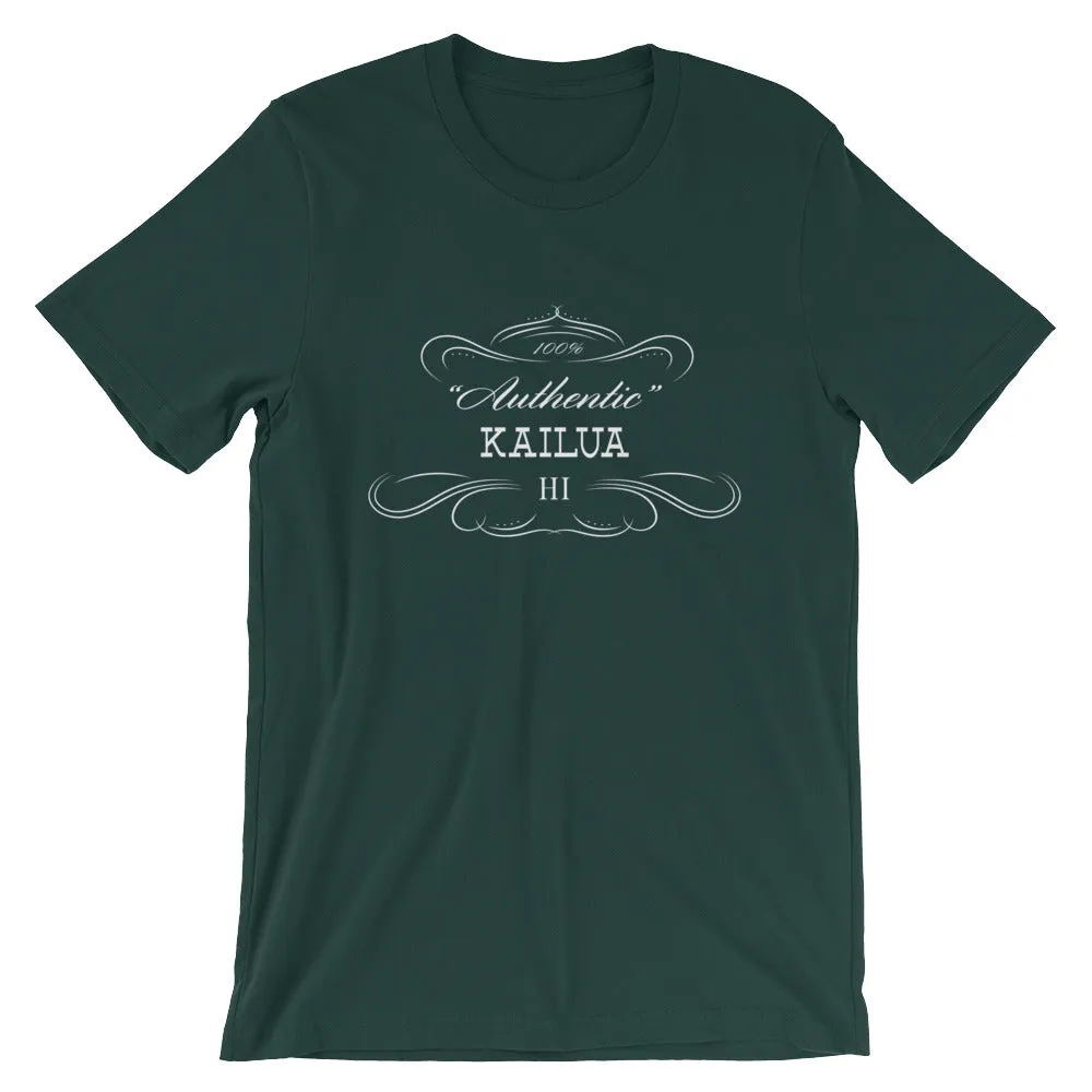 Hawaii - Kailua HI - Short-Sleeve Unisex T-Shirt - "Authentic"