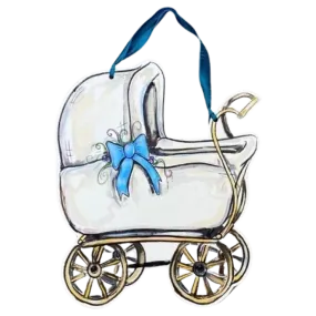 HM Door Hanger - Baby Carriage