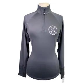 Hunt Club Performance 1/4 Zip Pullover in Dark Grey - Women's Medium