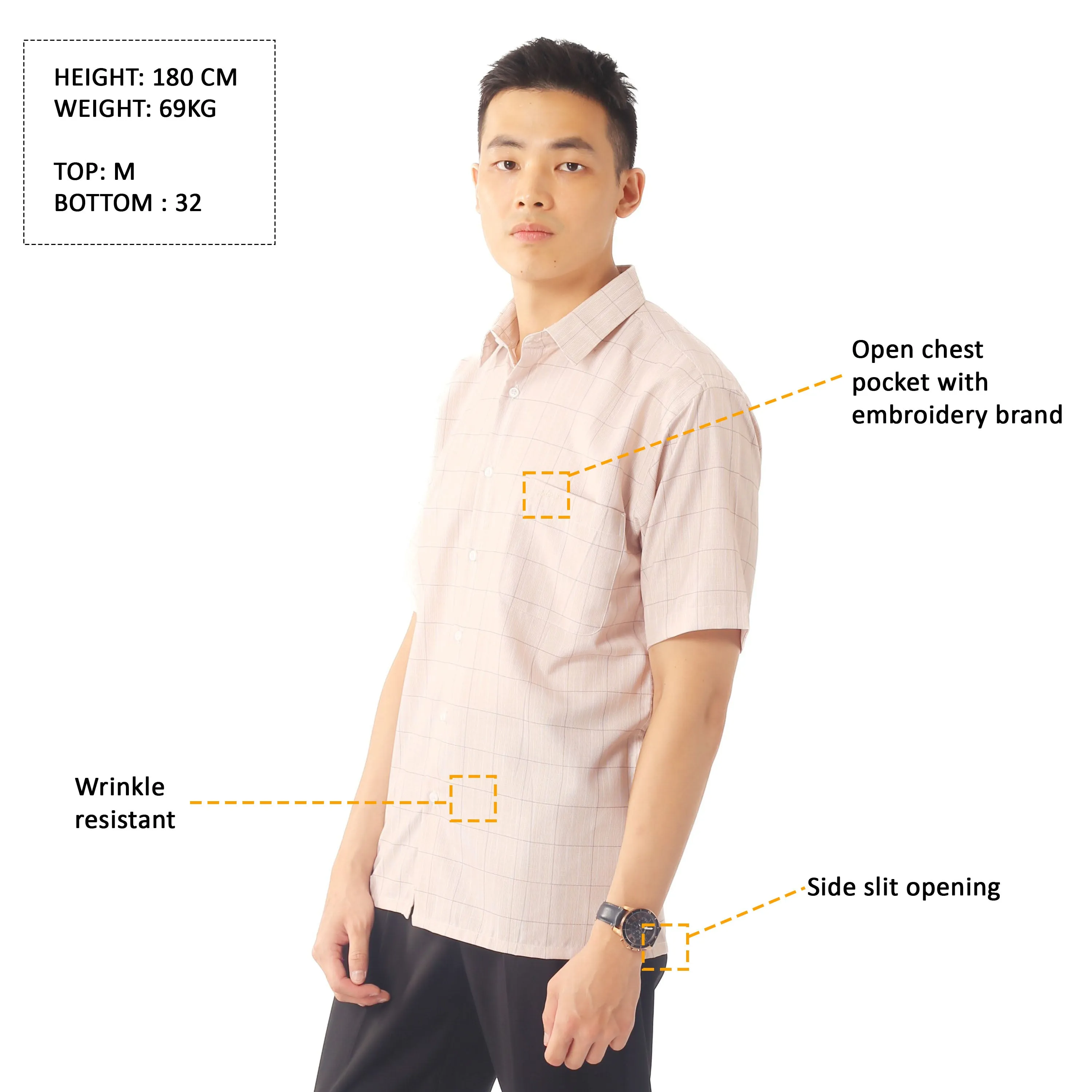 IDEXER SHORT SLEEVE SHIRT [REGULAR FIT] ID0297/ID0298