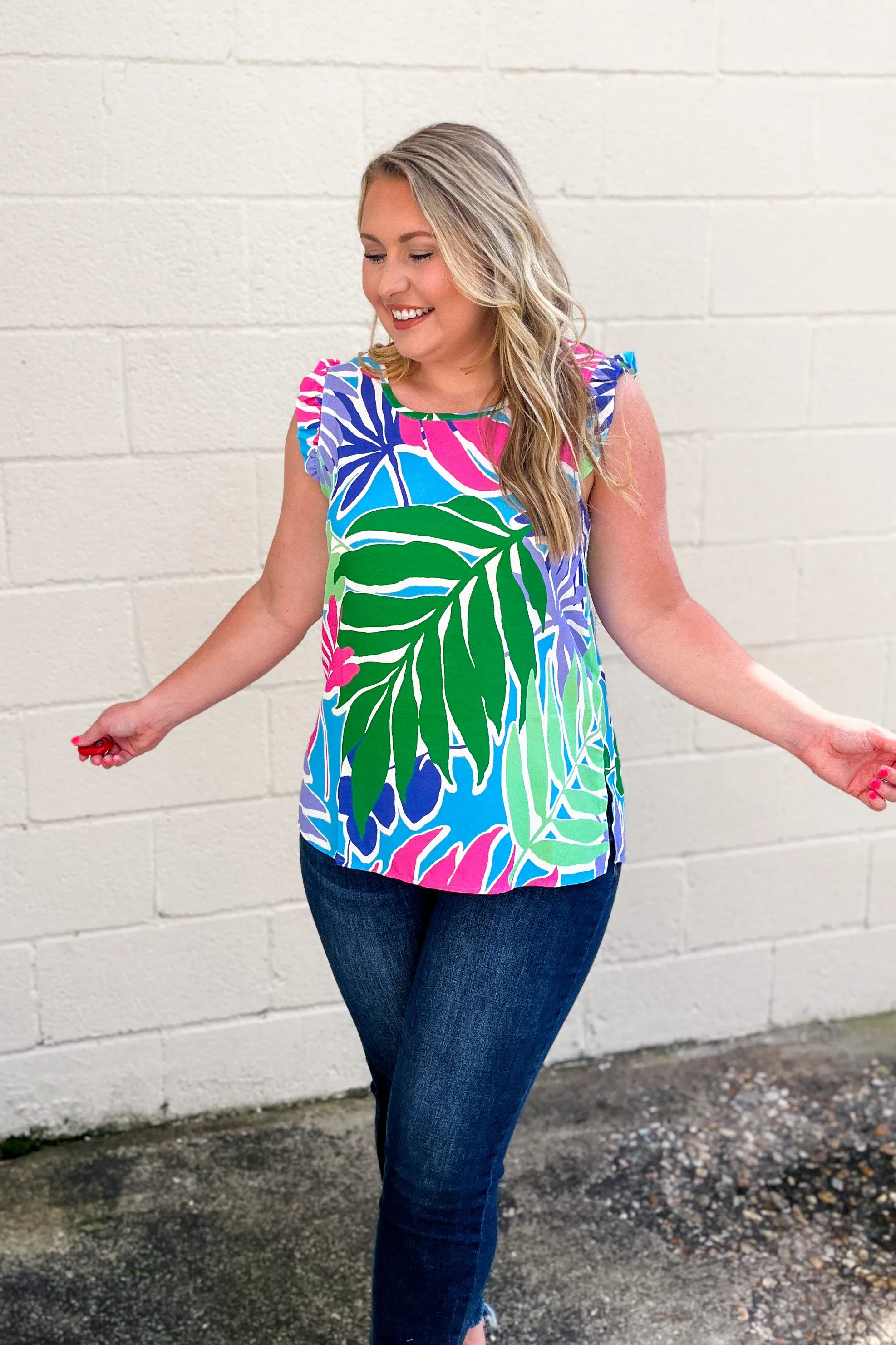 Island Time Tropical Top