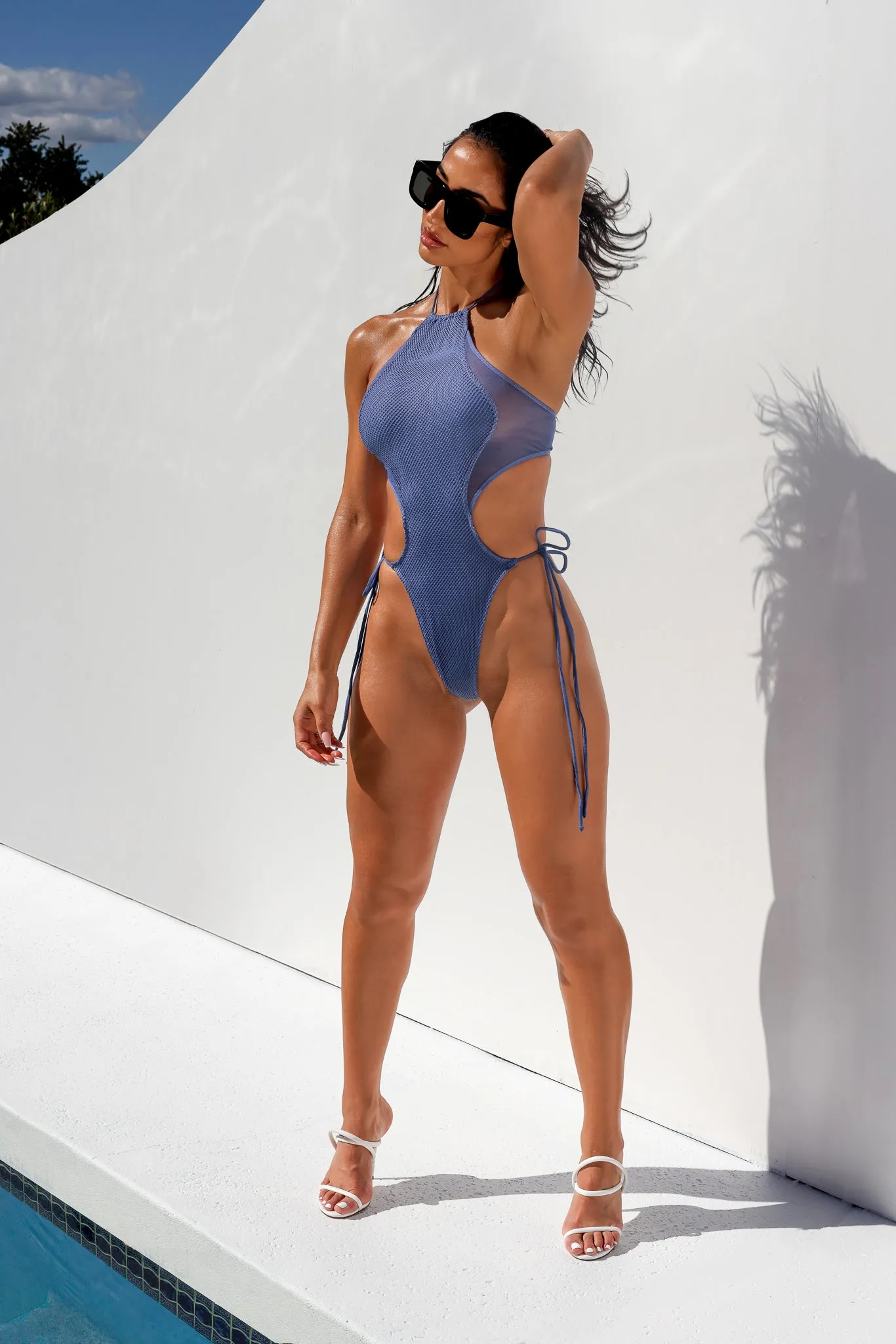 Kali One-piece Swimsuit - Blue Heron