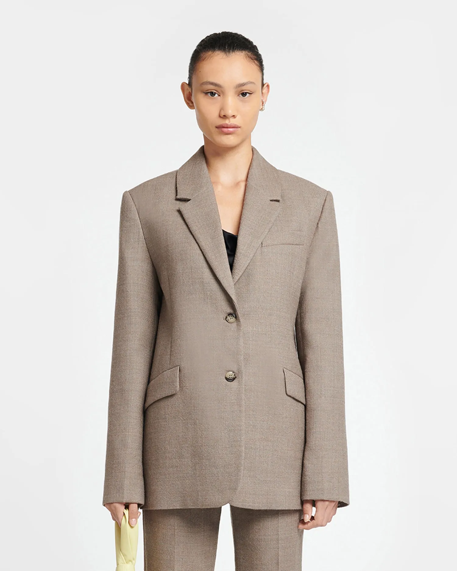 Karo - Heritage Wool Blazer - Latte