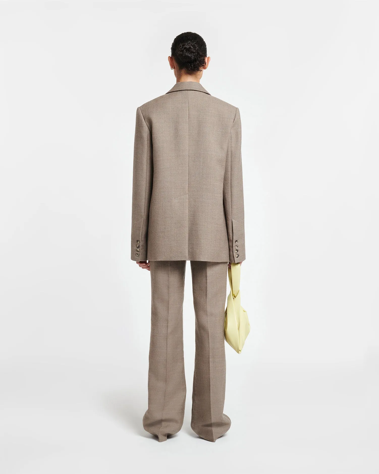 Karo - Heritage Wool Blazer - Latte