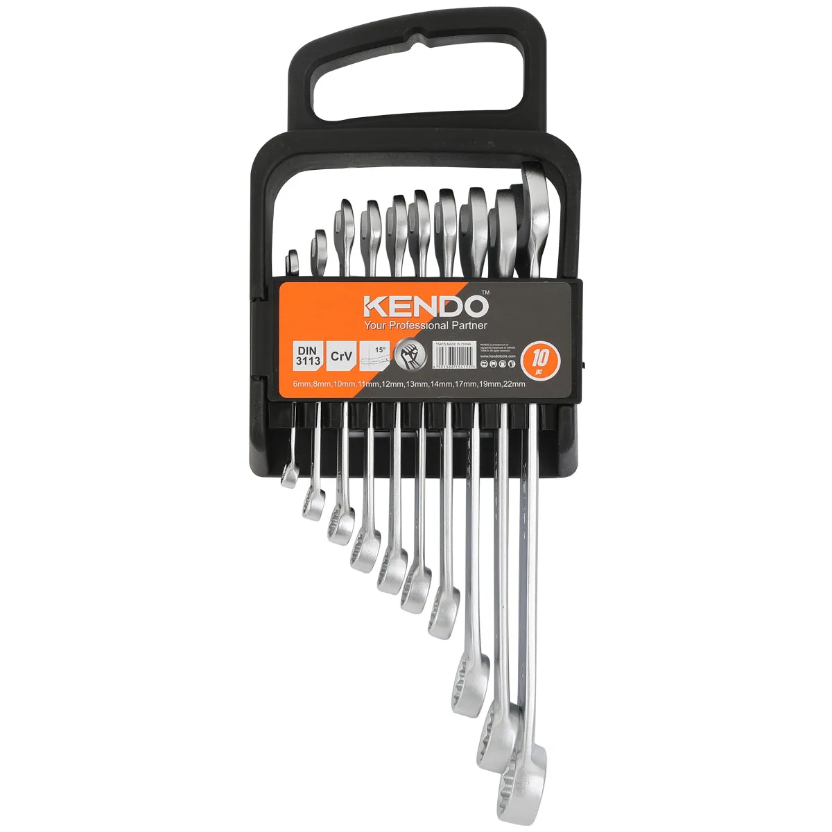 Kendo Combination Spanner Set 10 piece