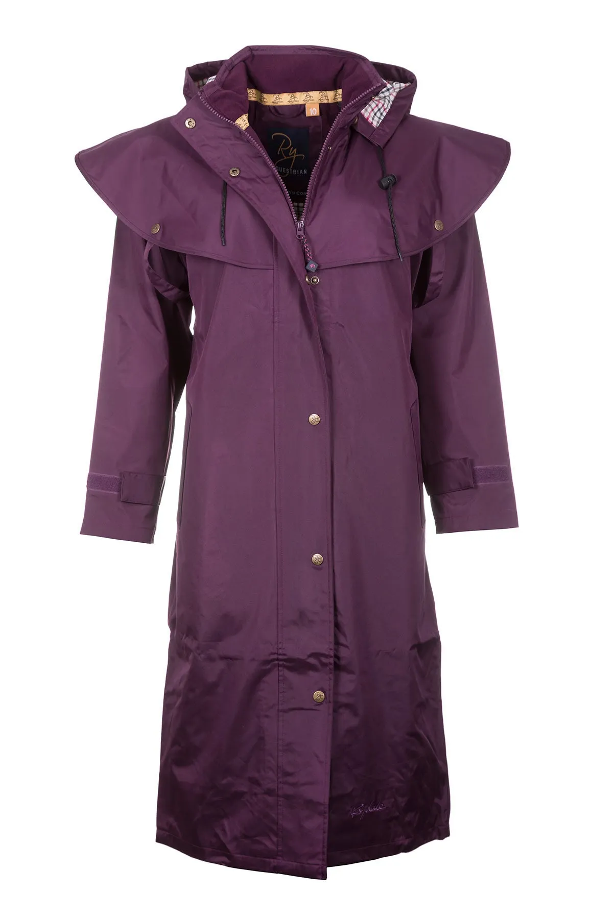 Ladies Full Length Waterproof Long Riding Coat - Knapton II