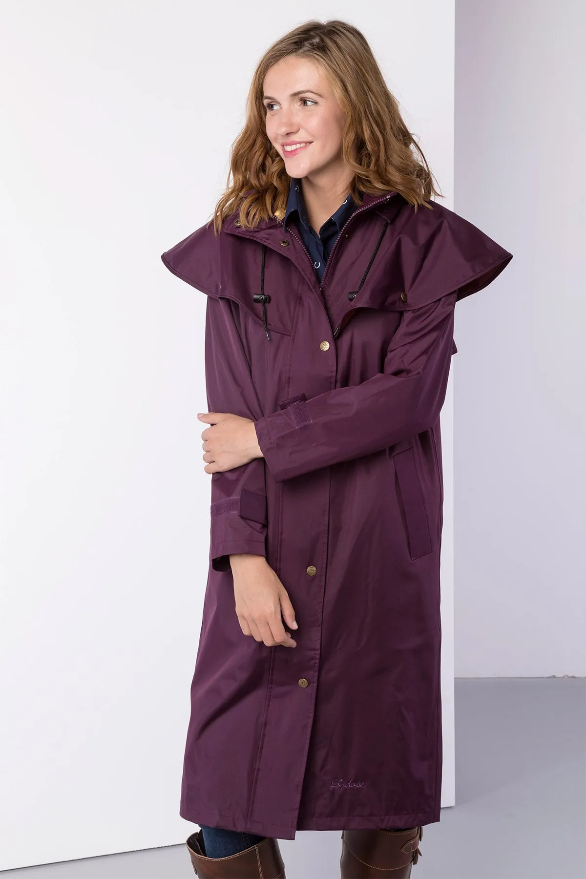 Ladies Full Length Waterproof Long Riding Coat - Knapton II