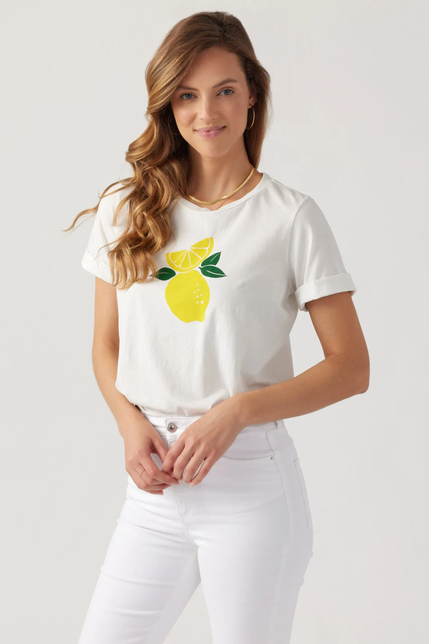 Lemontree Rolled Tee