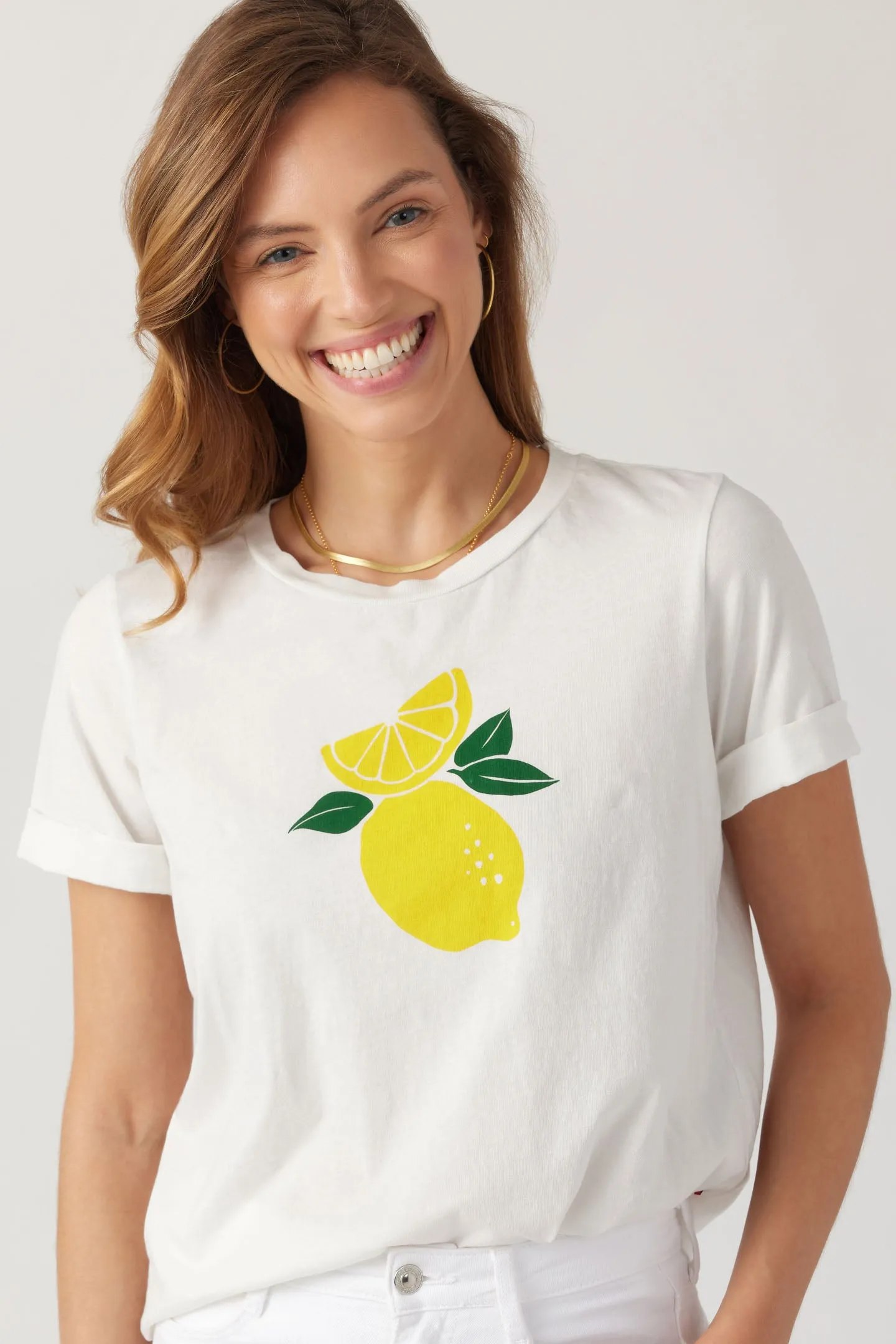 Lemontree Rolled Tee