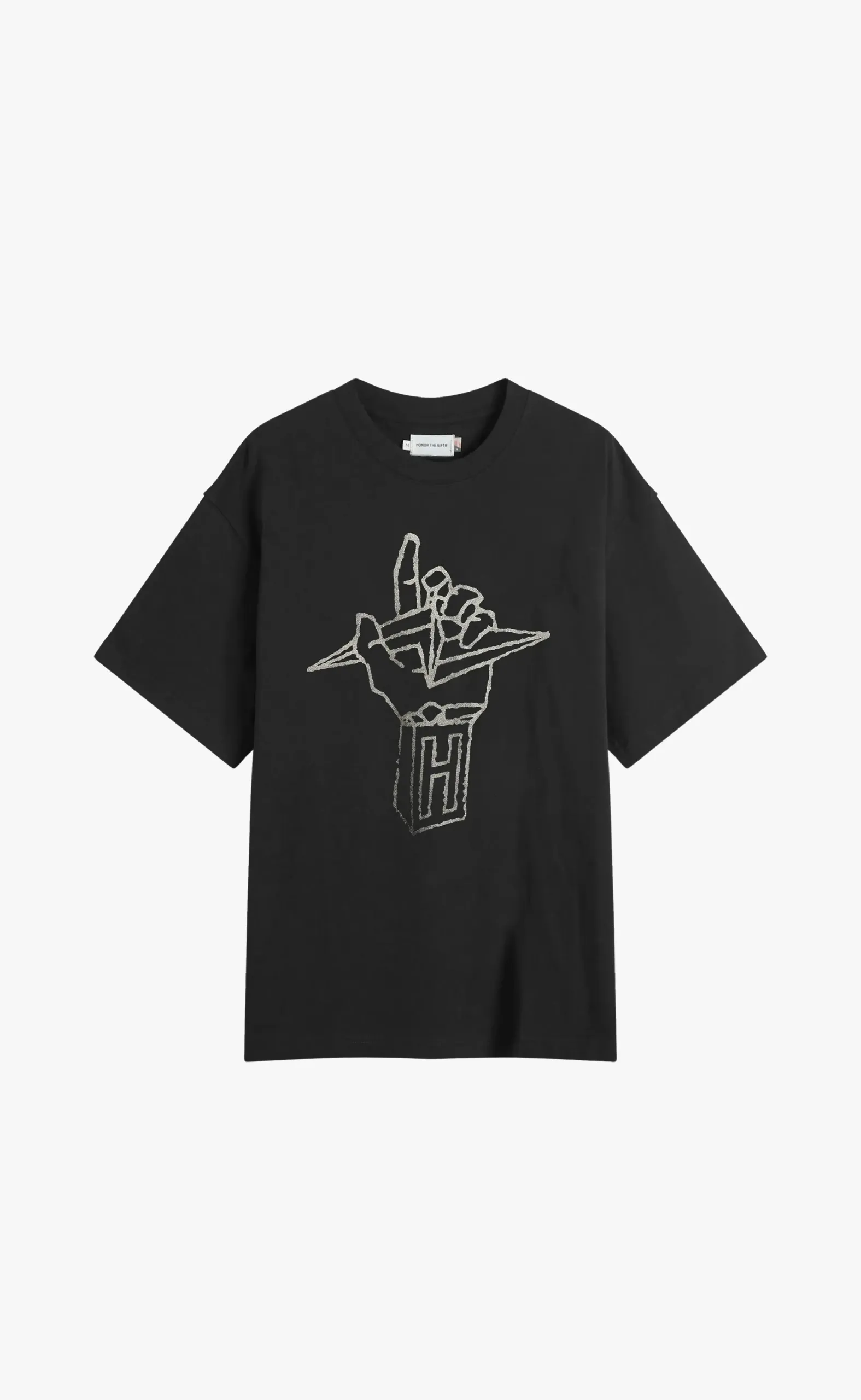 LIGHTNING HAND BLACK T-SHIRT