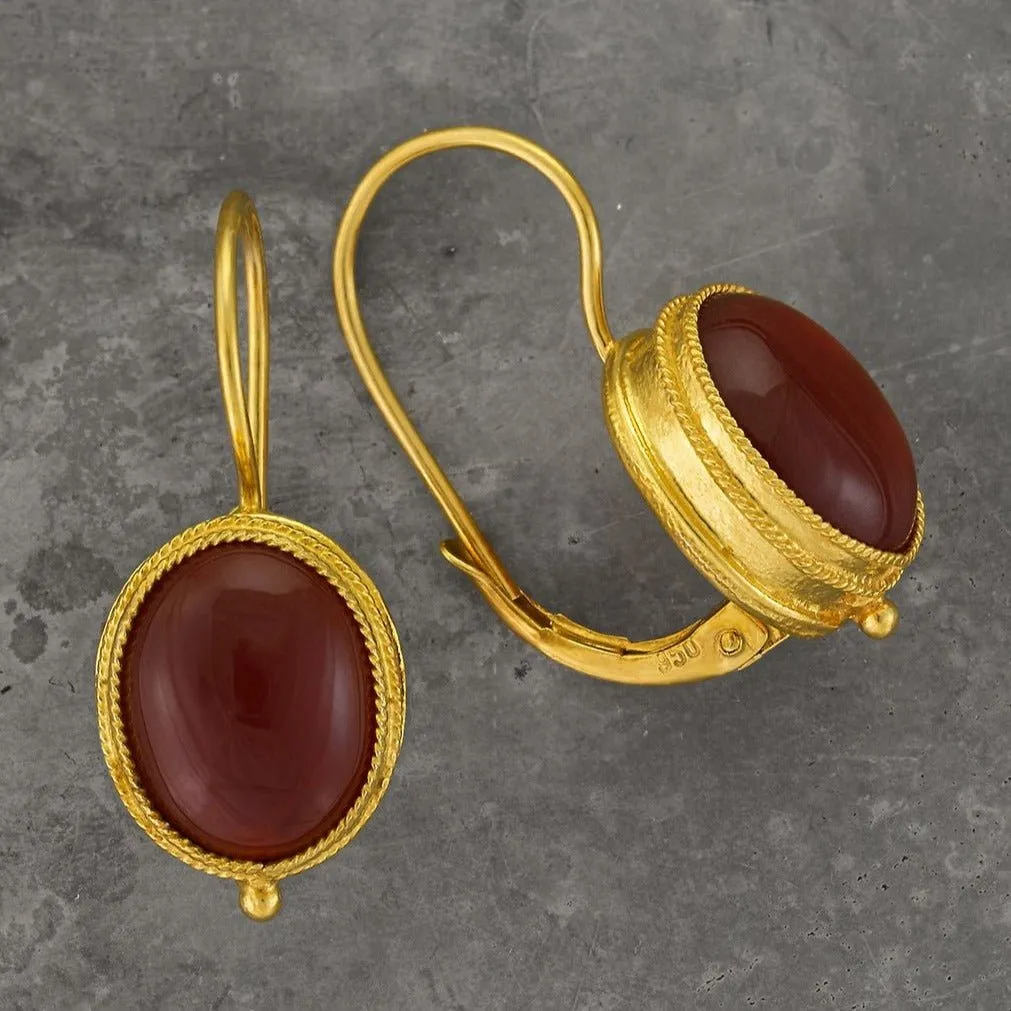 Maharashtra Carnelian Earrings