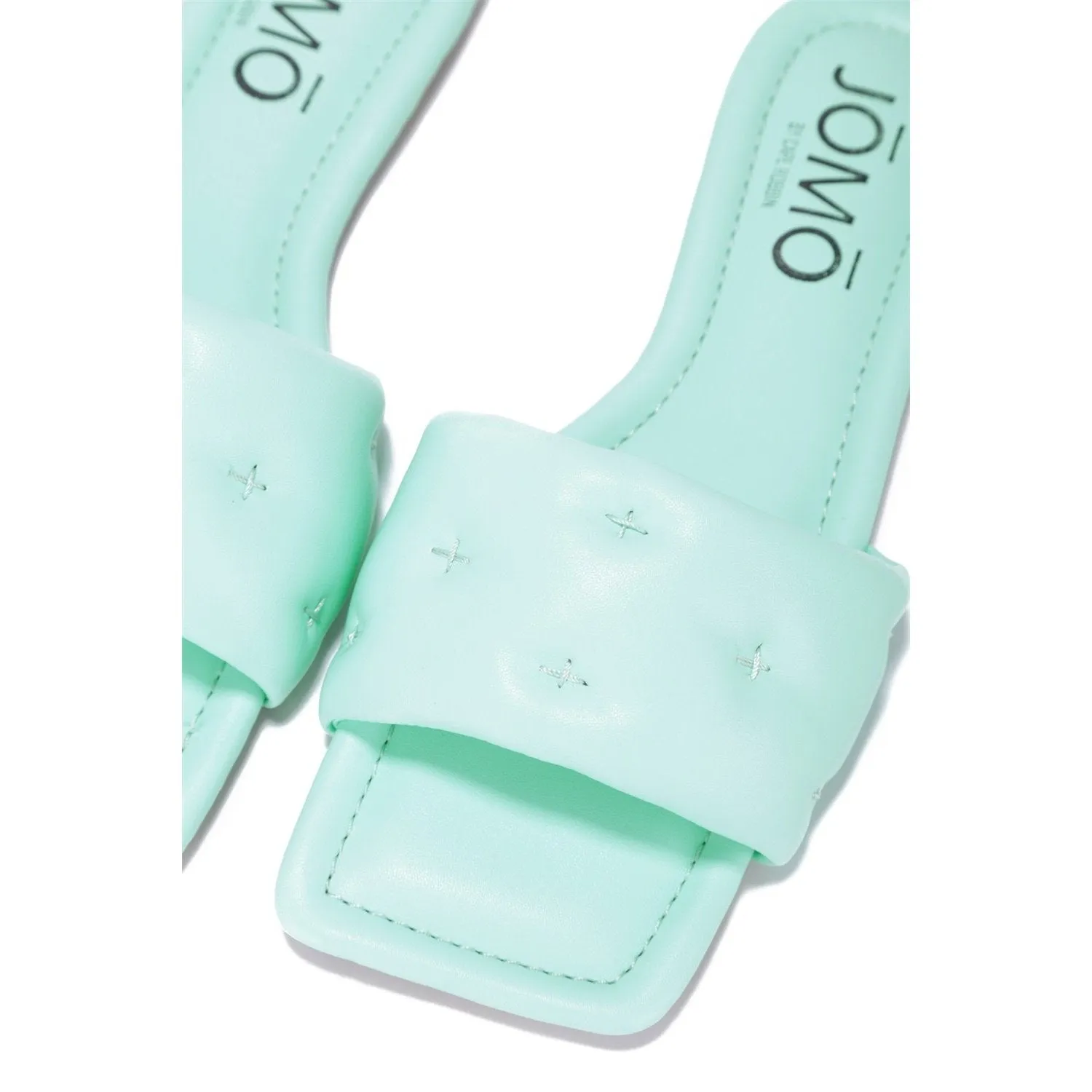 Marlowe Quilted Sandal - Mint