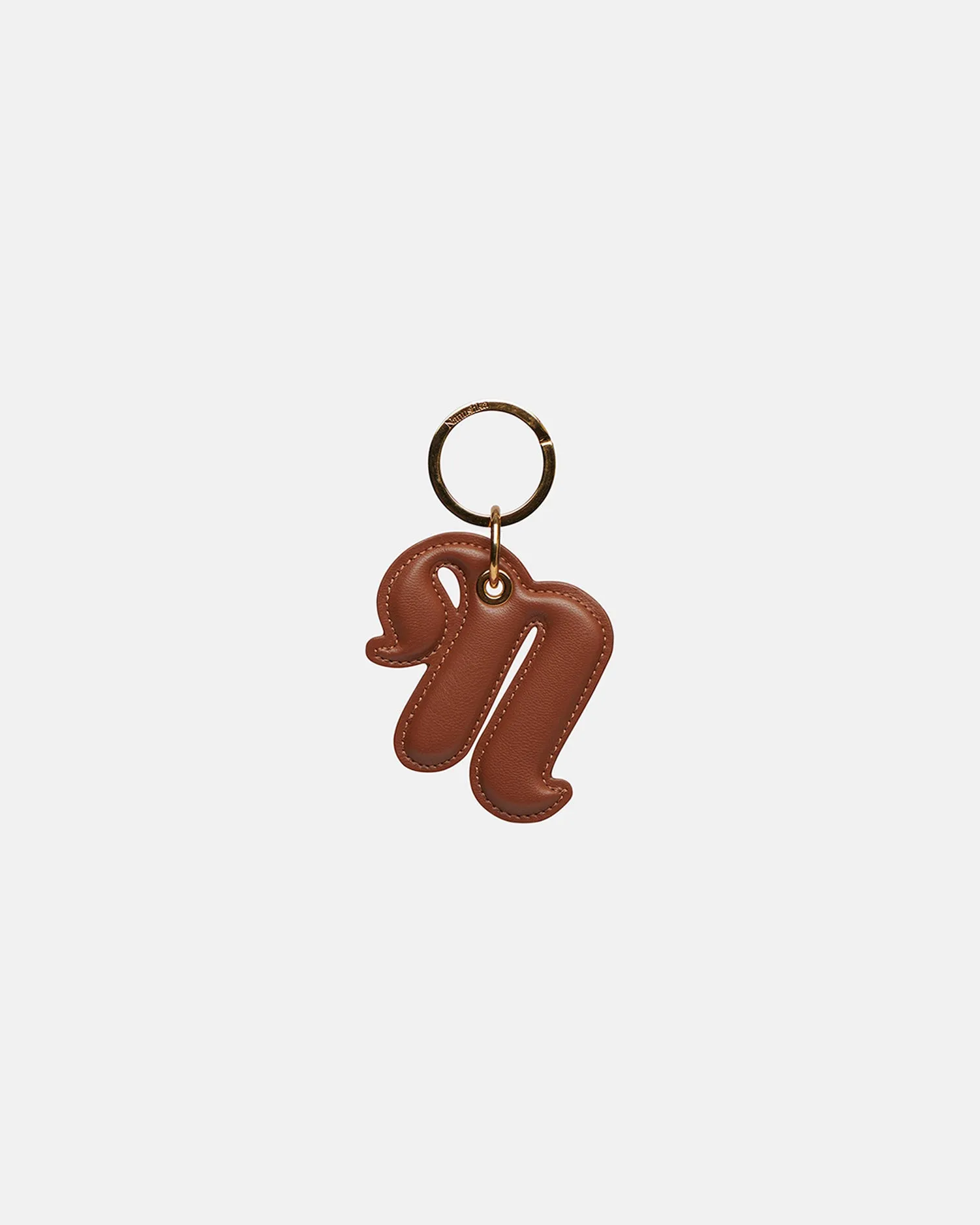 Naji - Alt-Nappa Keyring - Tan Leather