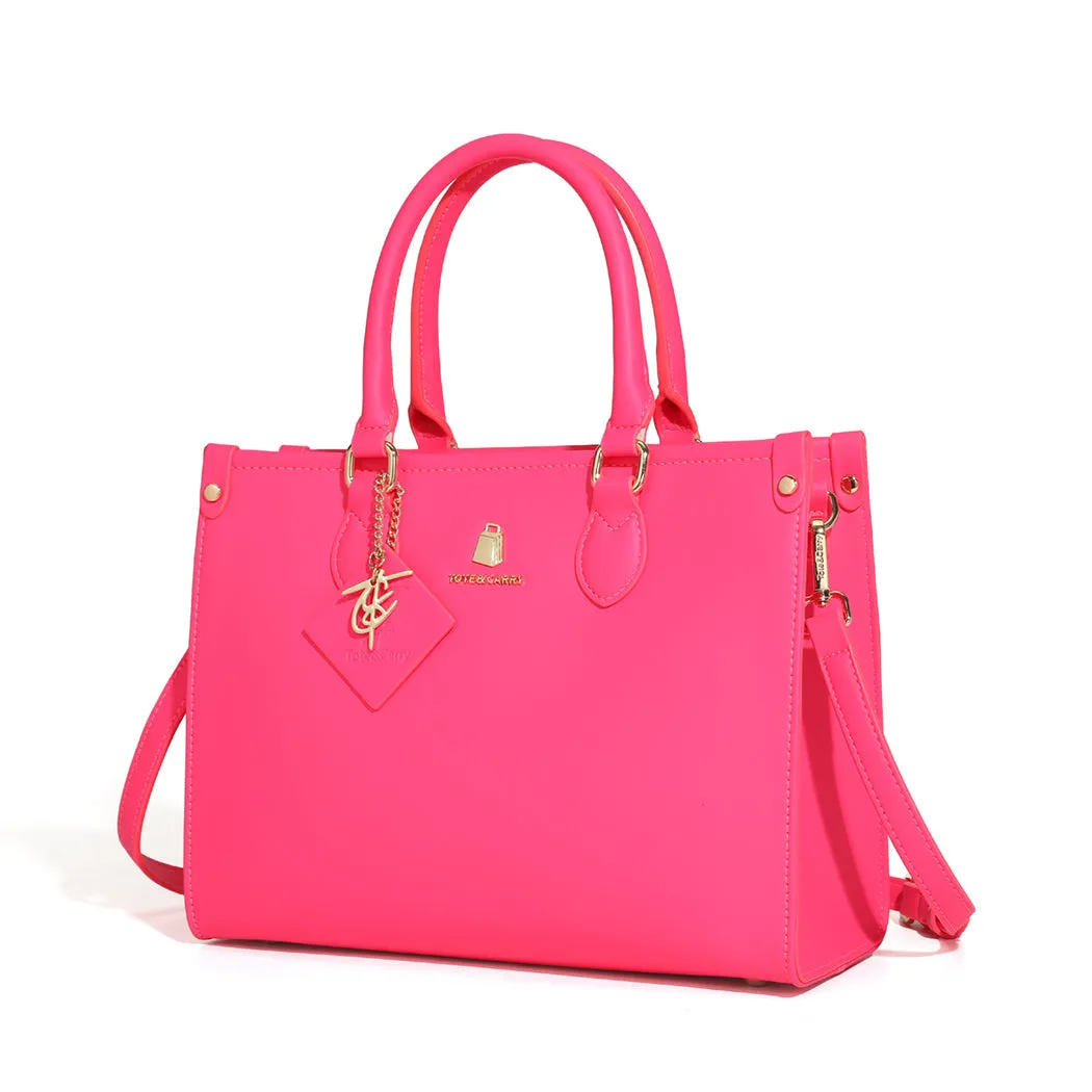 Neon Pink Mini Tote Bag