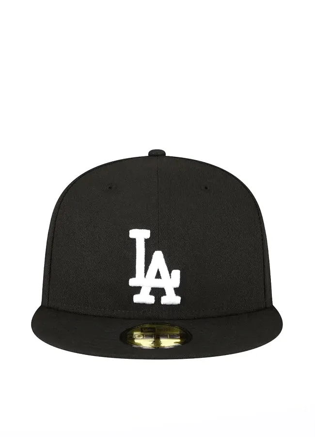 New Era 5950 Fitted CAP *SIDE PATCH* Dodgers BLACK LABEL