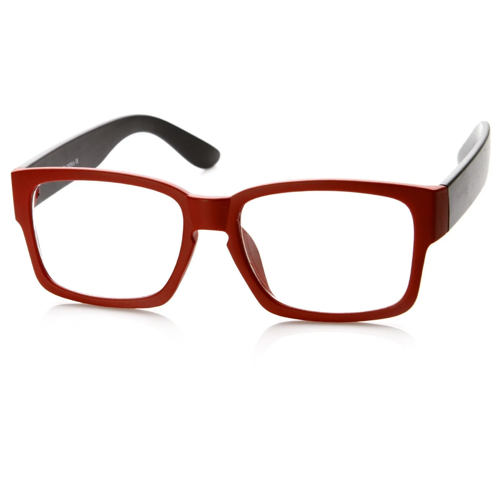 New Modern Two Tone Color Square Optical Frame Glasses