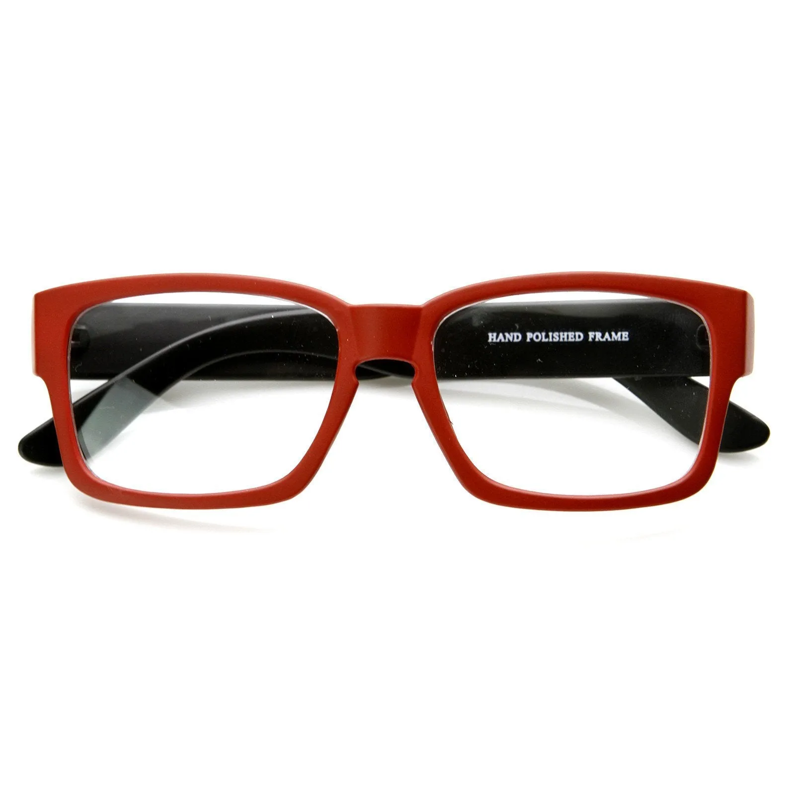 New Modern Two Tone Color Square Optical Frame Glasses