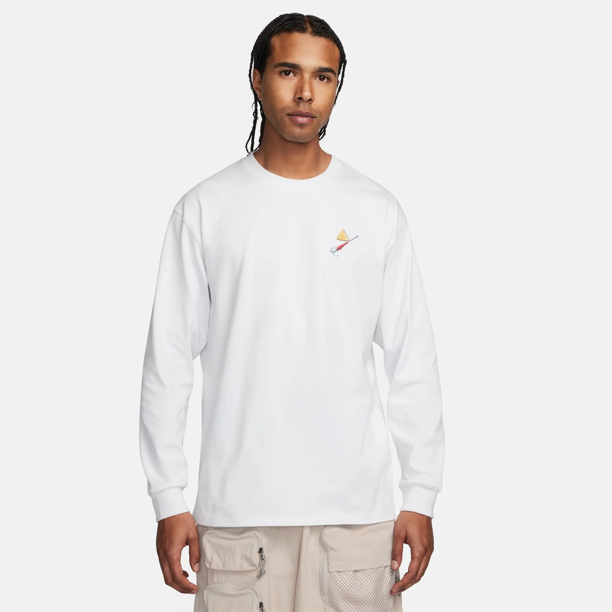 Nike ACG "Fishing" Long Sleeve Tee (Summit White)