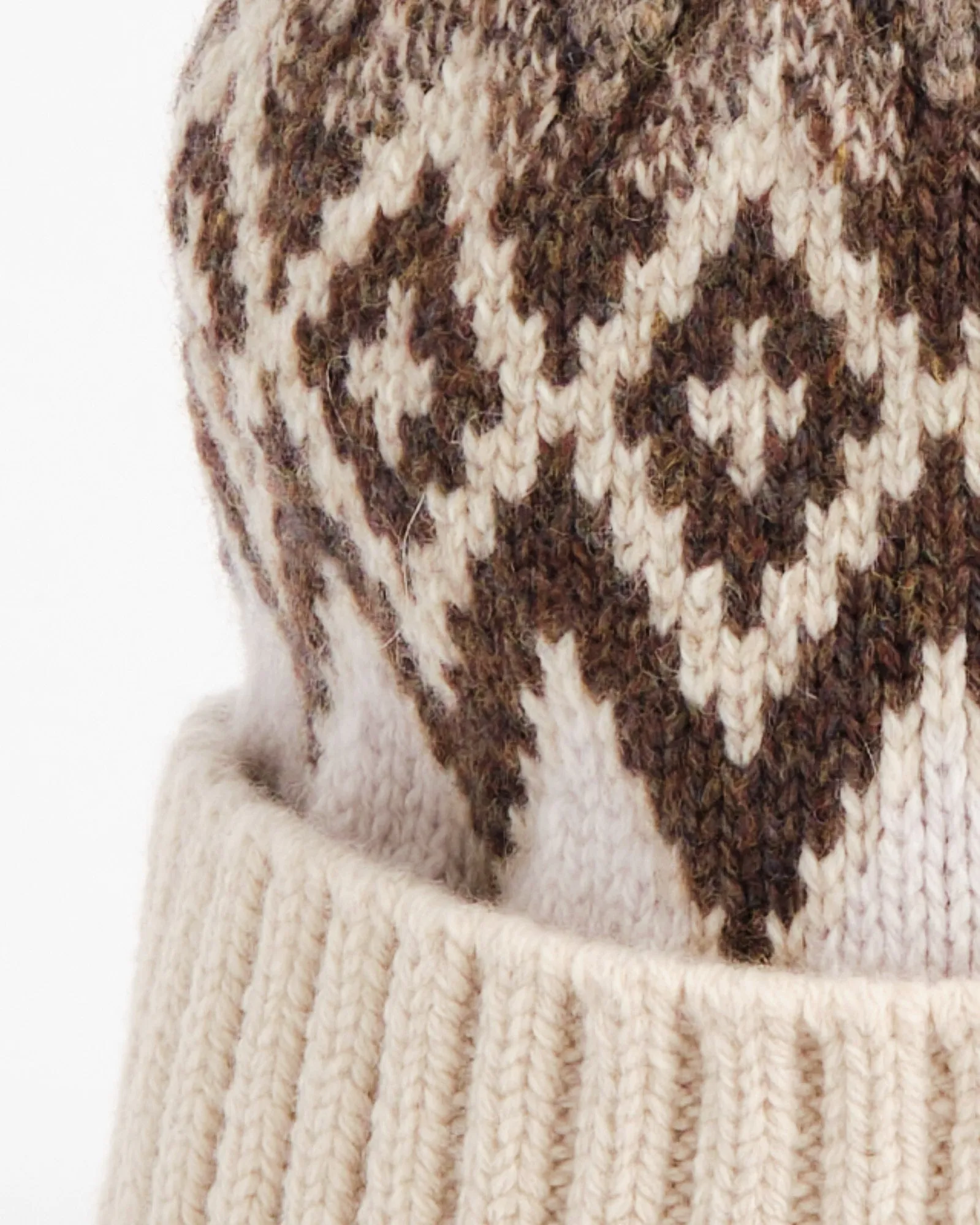 Nordic Beanie Pattern 2 Beige