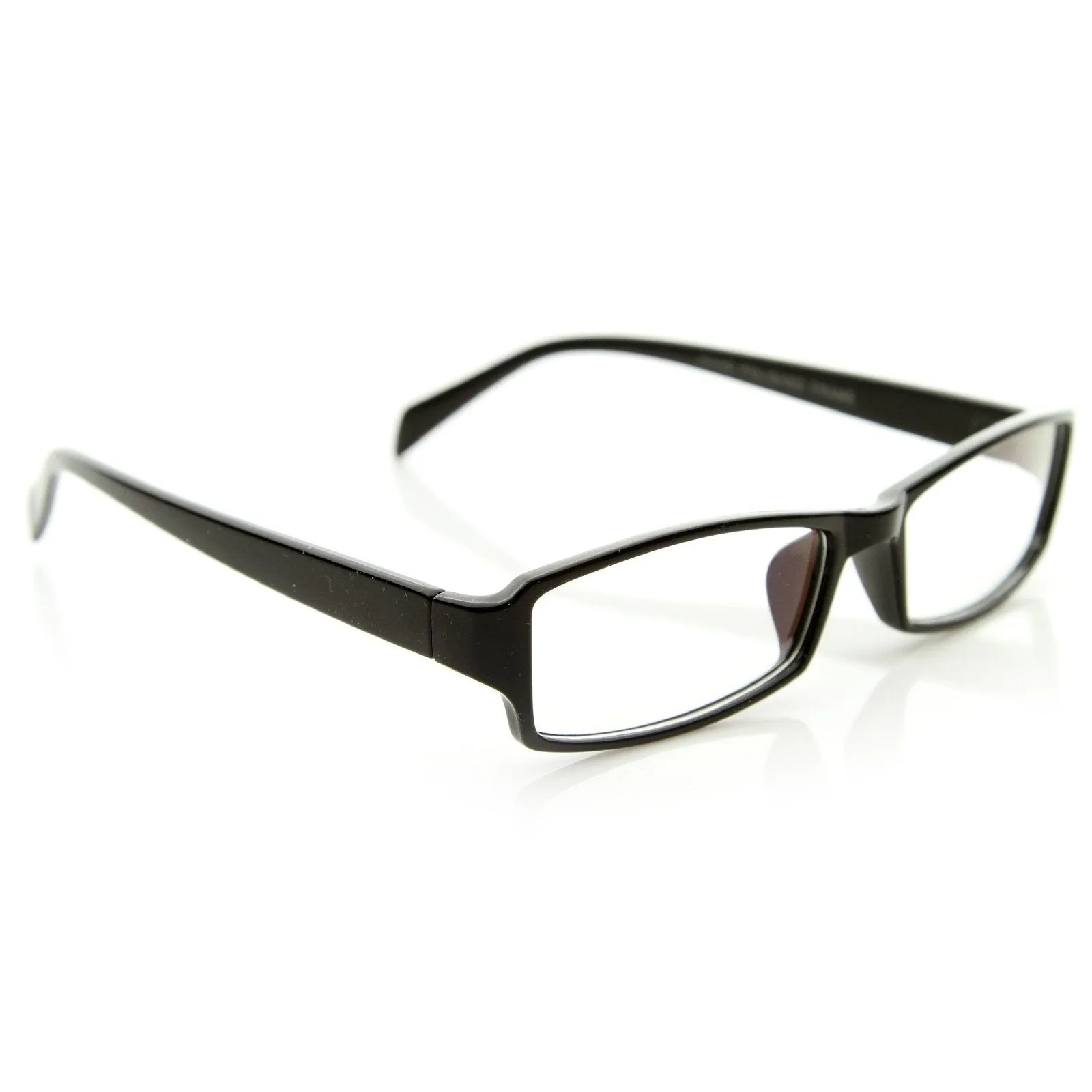 Optical RX Modern Rectangular Basic Frame Clear Lens Glasses