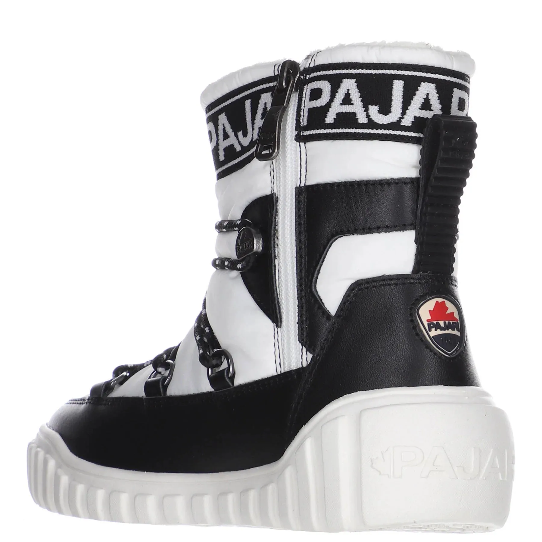 Pajar Women's Mavora 2.0 Winter Sneaker Boot - BLACK/WHITE