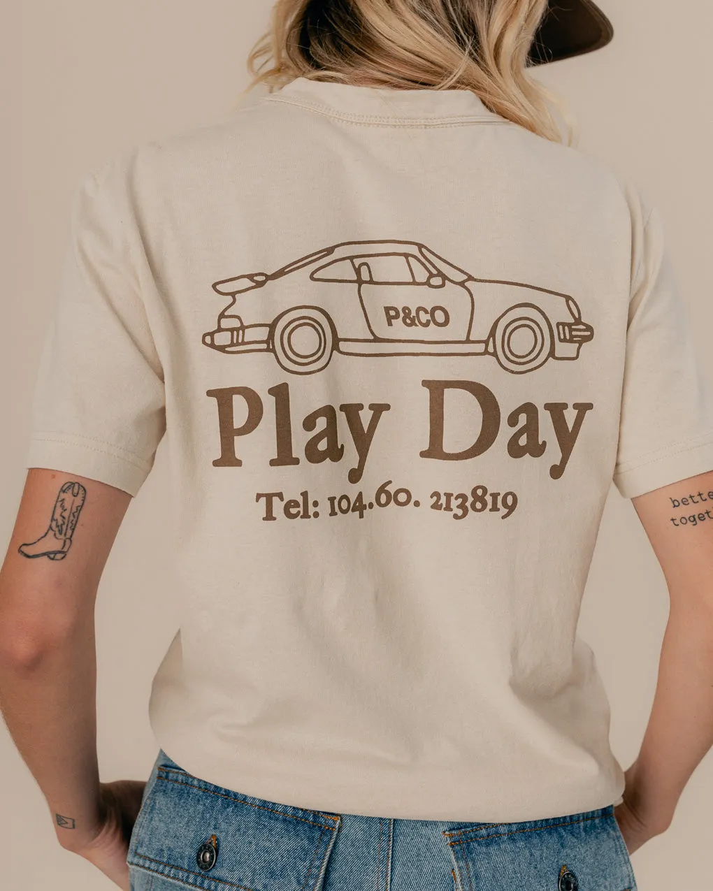 Play Day T-Shirt - Bone