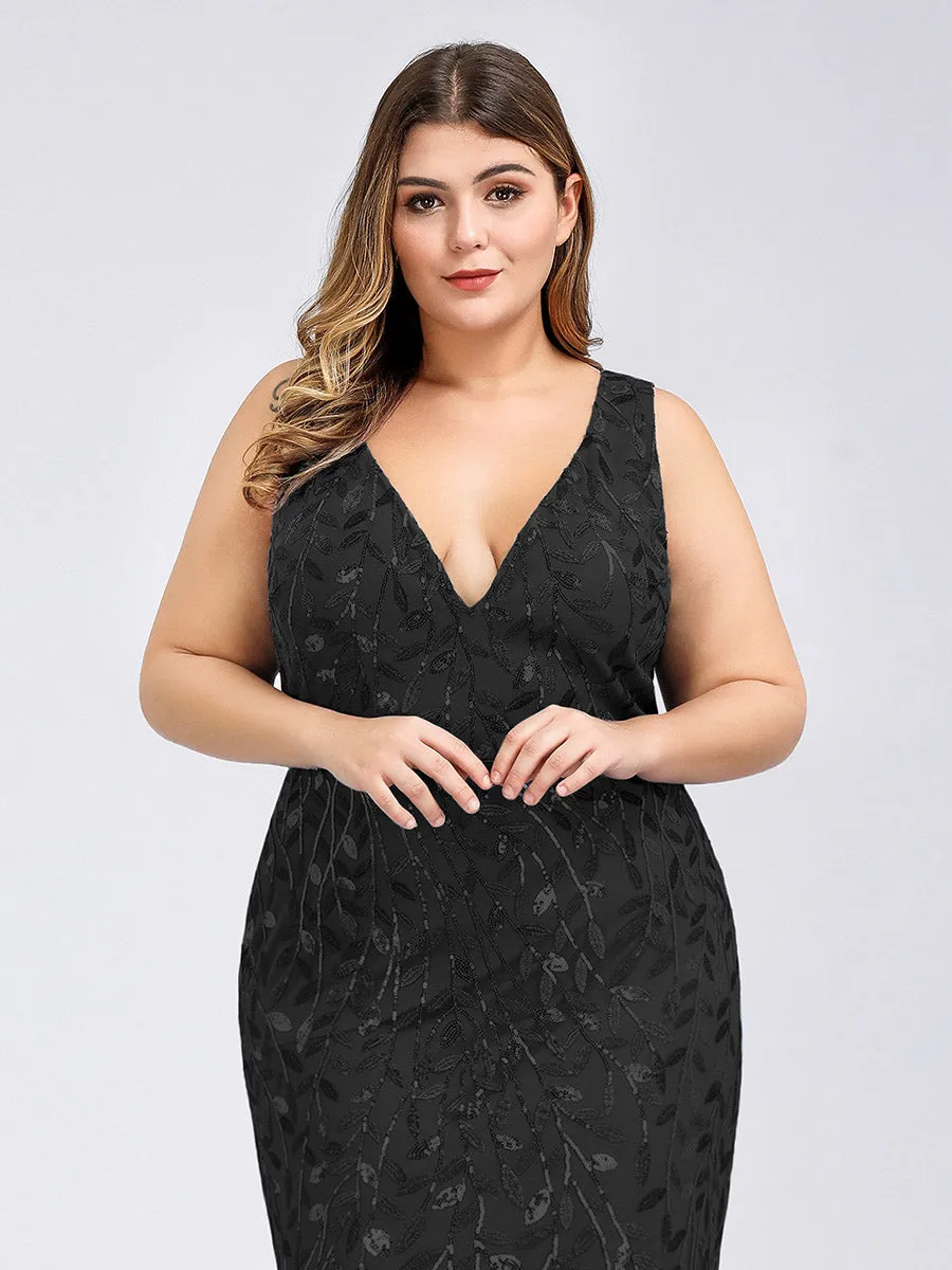 Plus Size Sequin Fishtail Wholesale Evening Dresses for Women