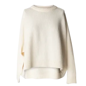 Raglan Easy Sweater - White