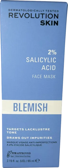 Revolution Blemish 2% Salicylic Acid Face Mask 65ml