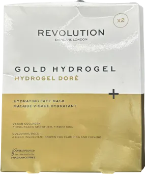 Revolution Skincare Gold Hydrogel Hydrating Eye Patches X2 x2