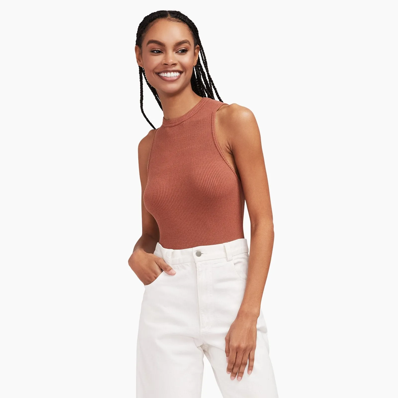 Ribbed Lightweight Bodysuit