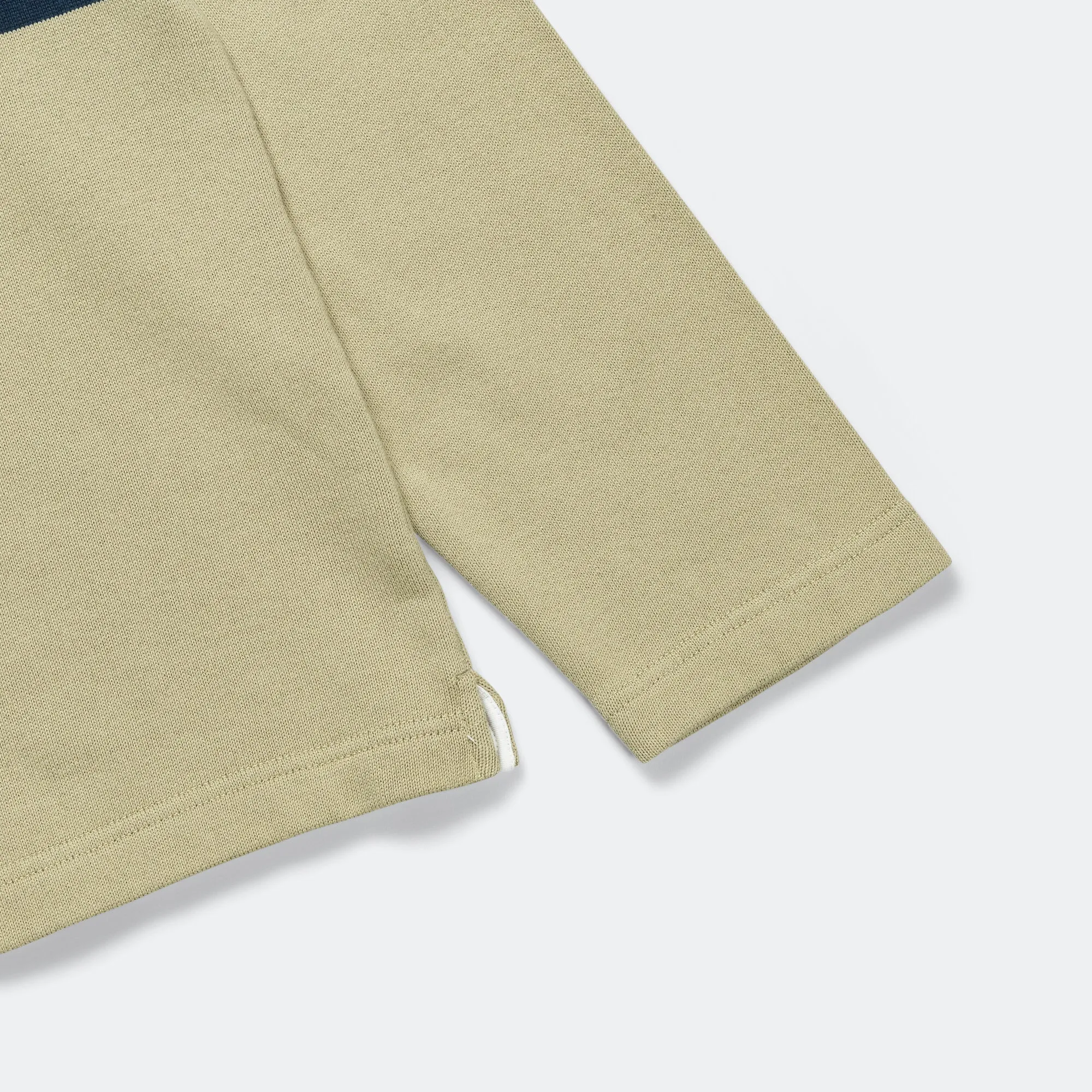 Ruben Brushed Striple LS Polo - Elm