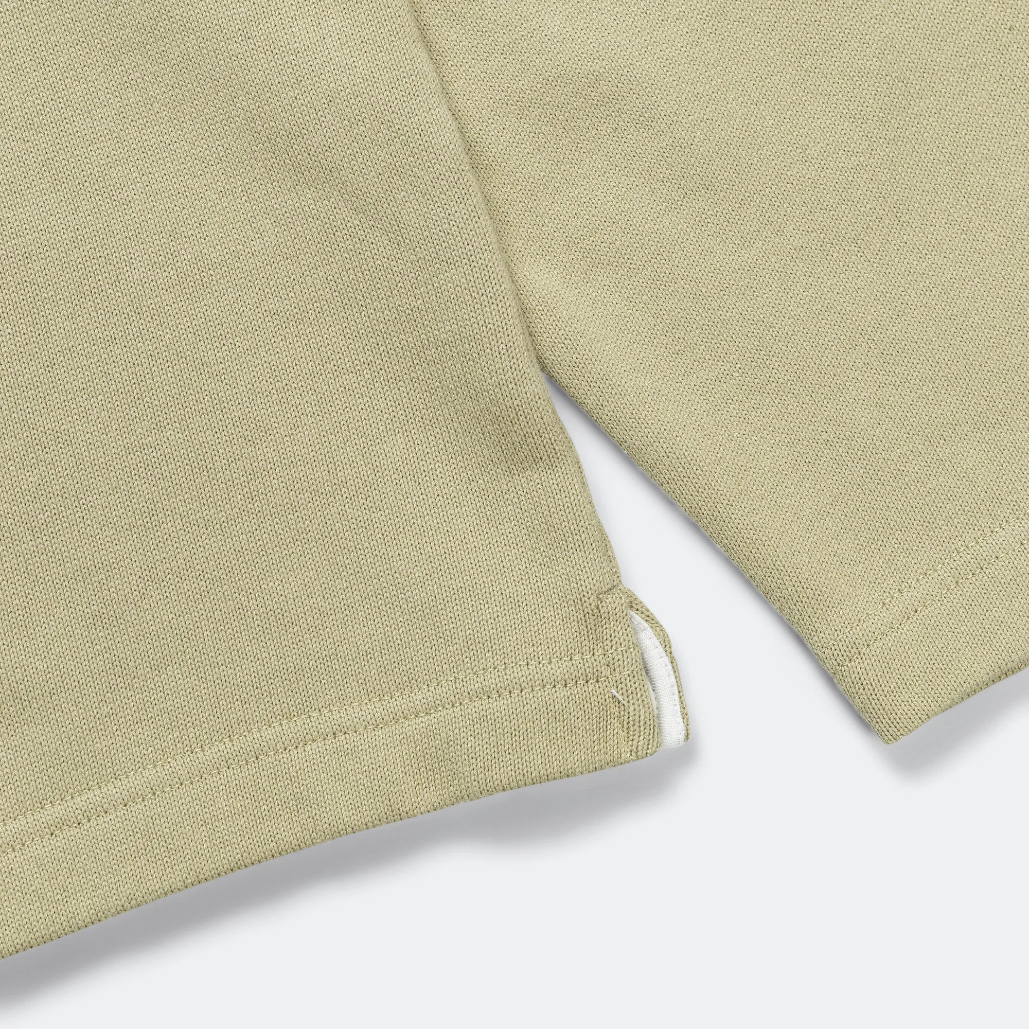 Ruben Brushed Striple LS Polo - Elm