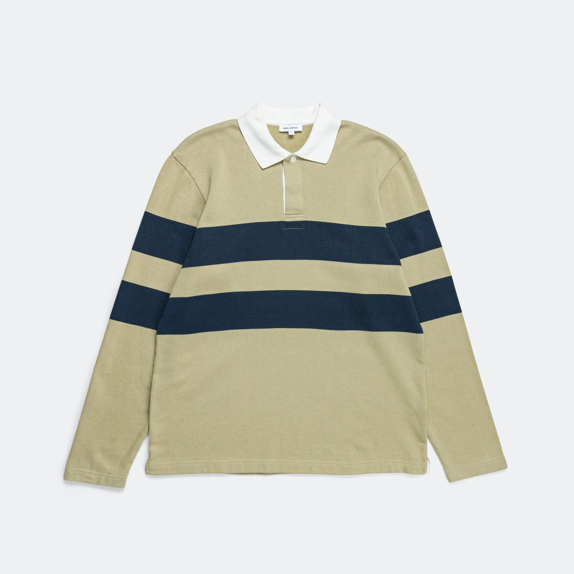 Ruben Brushed Striple LS Polo - Elm