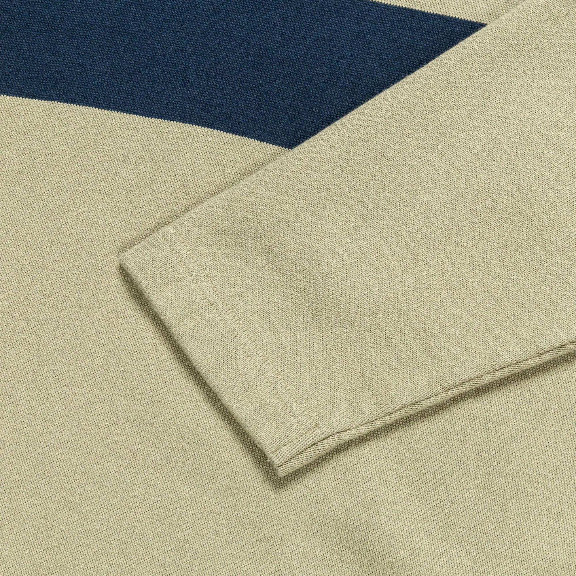 Ruben Brushed Striple LS Polo - Elm