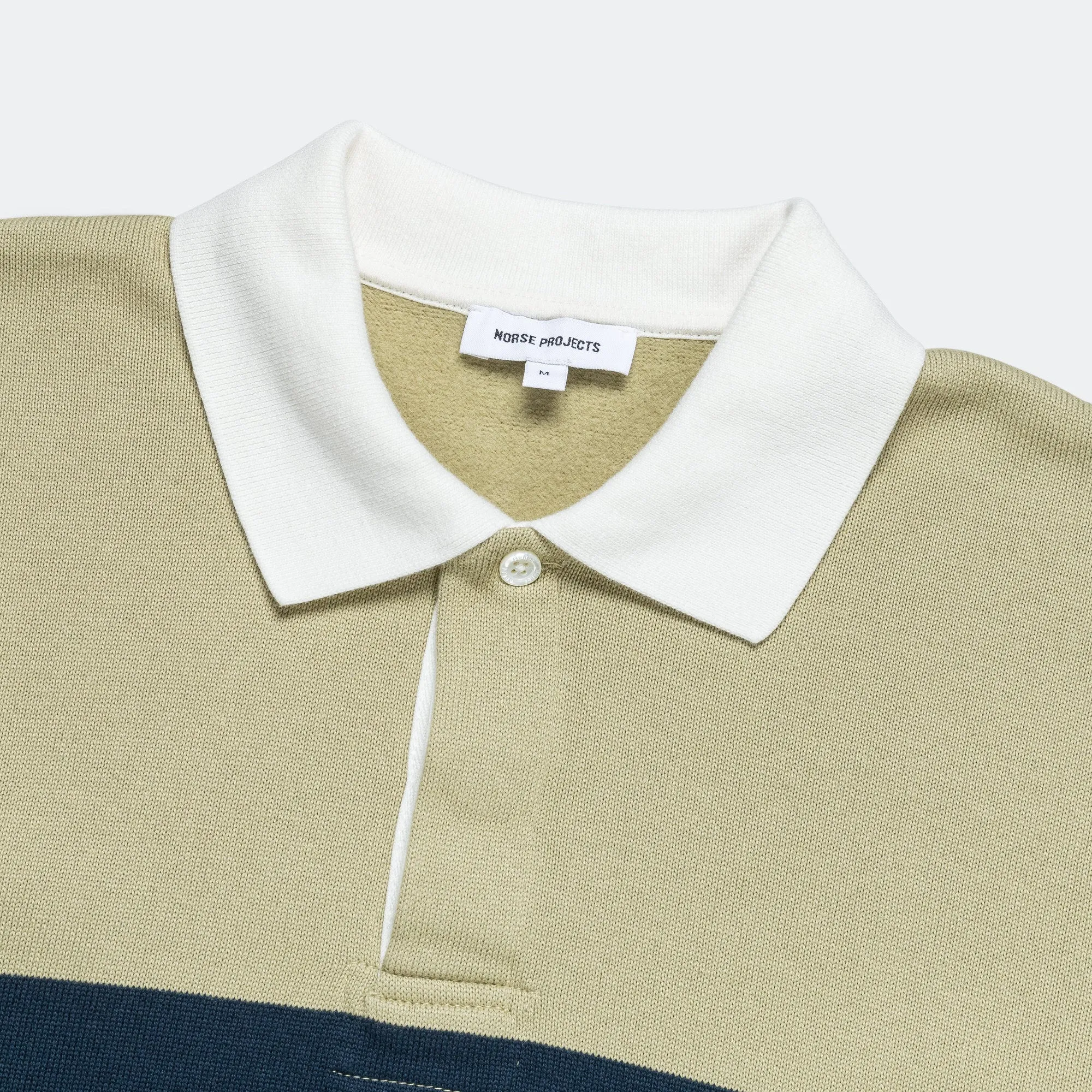 Ruben Brushed Striple LS Polo - Elm