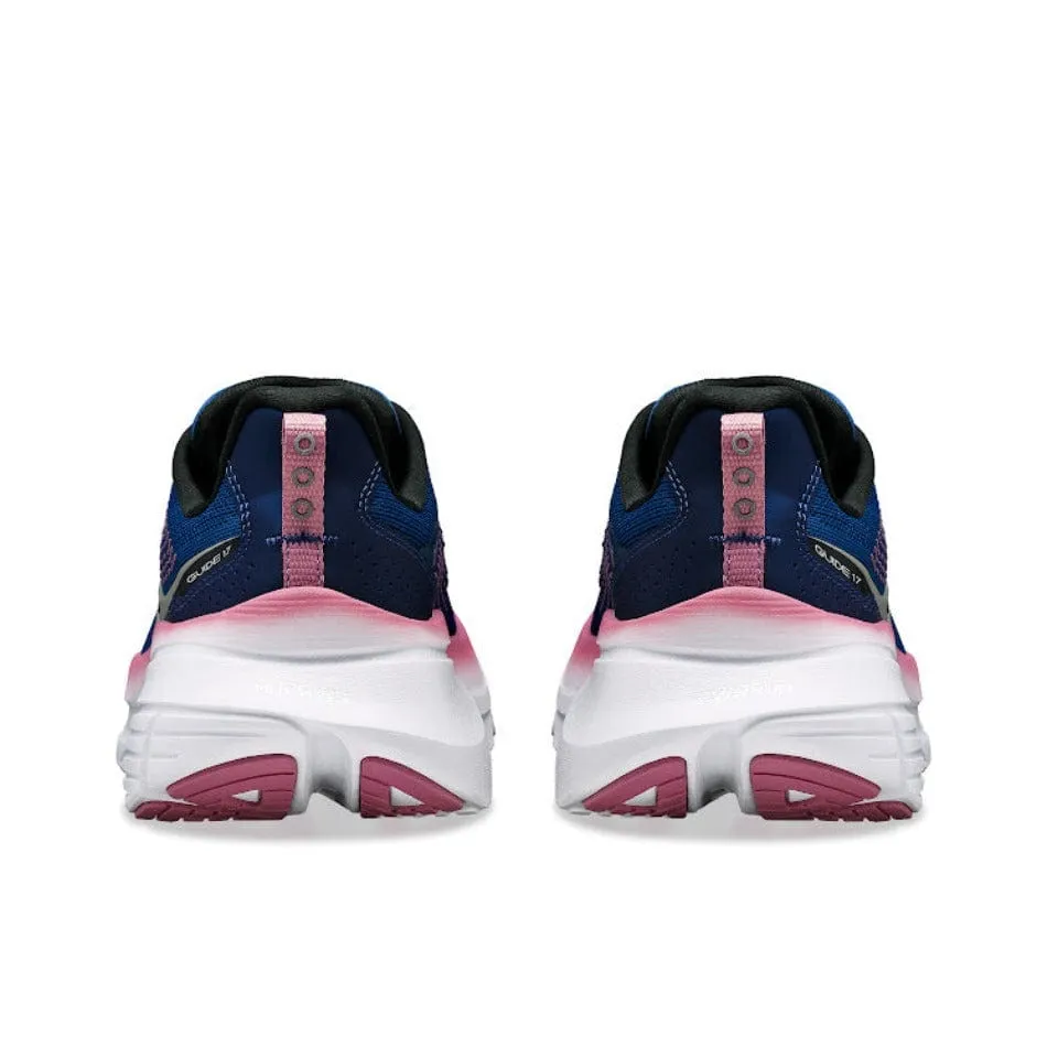 Saucony Guide 17 Women's Running Shoes SS24 Navy / Orchid