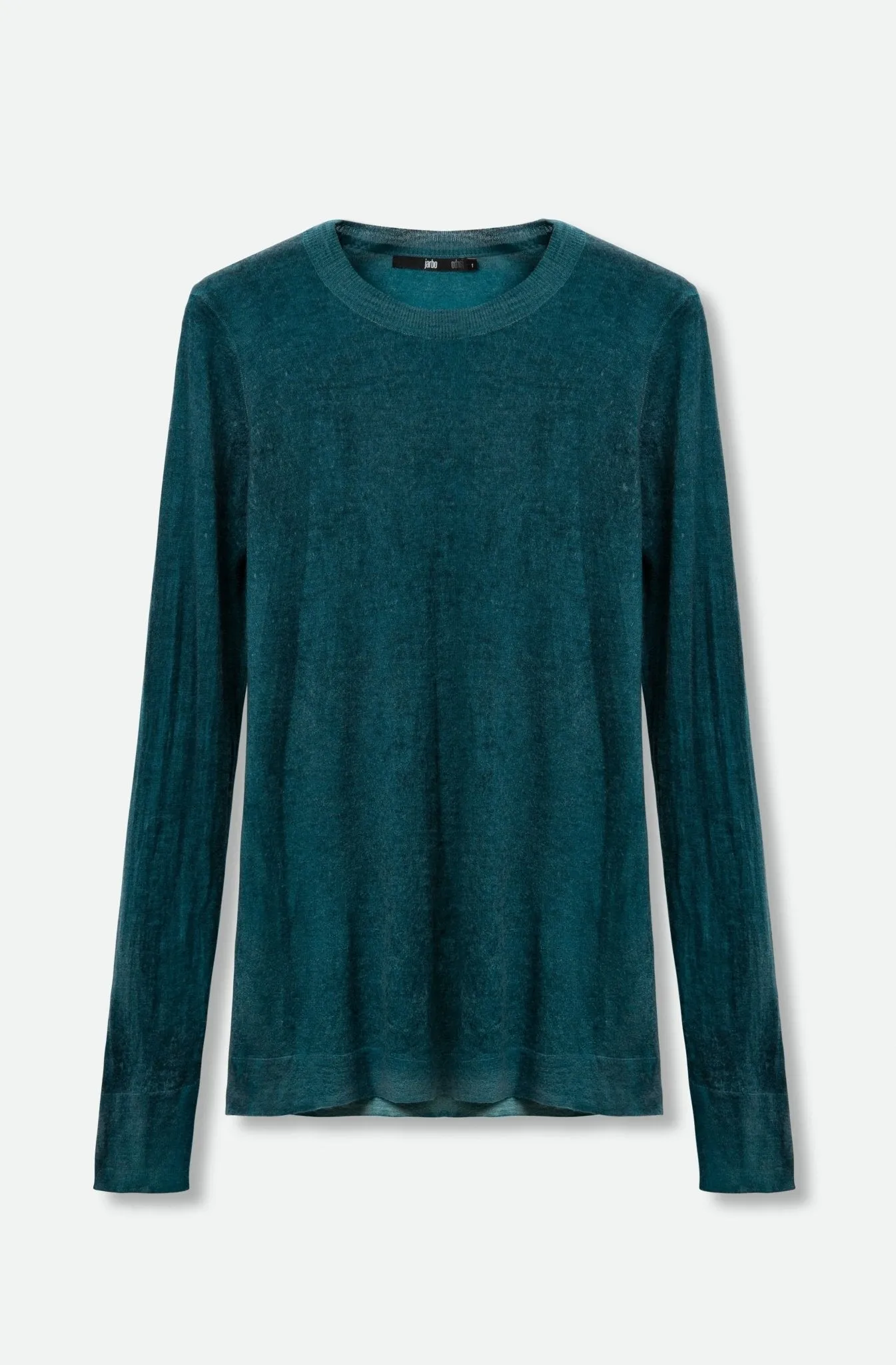 SHANA LIGHTWEIGHT CREWNECK SWEATER IN HAND-DYED CASHMERE