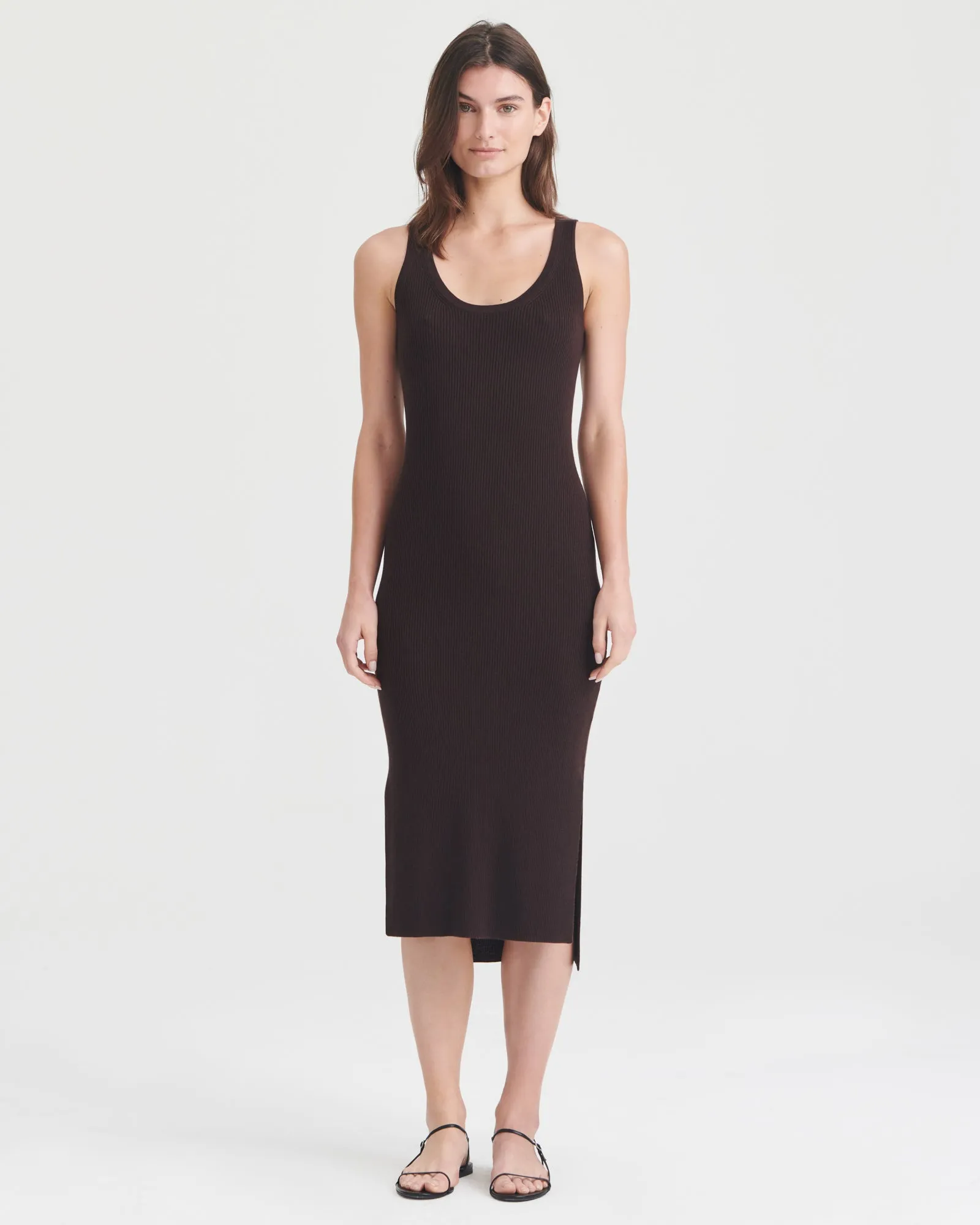 Silk Cashmere Midi Tank Dress