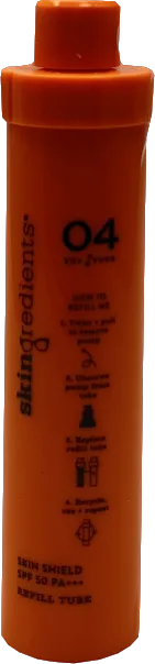 Skingredients Skin Shield Moisturising   Priming Spf 50 Pa    Sunscreen Refill Tube 73ml