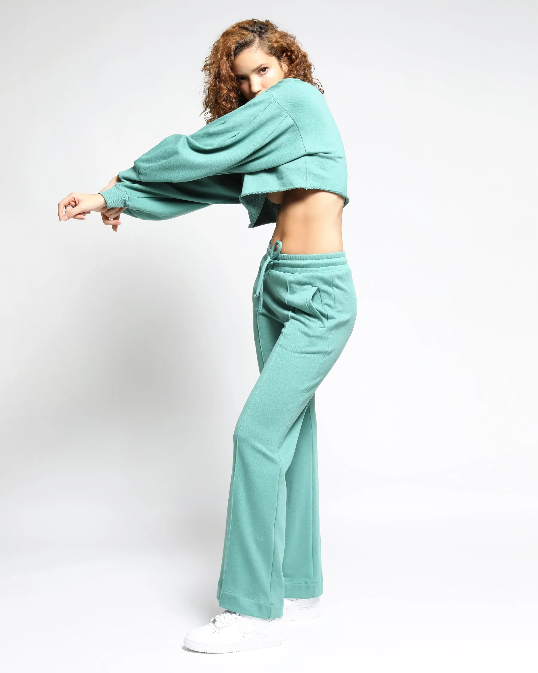 Sunnyside Terry Wide Leg  Womens Sweatpants (FINAL SALE)