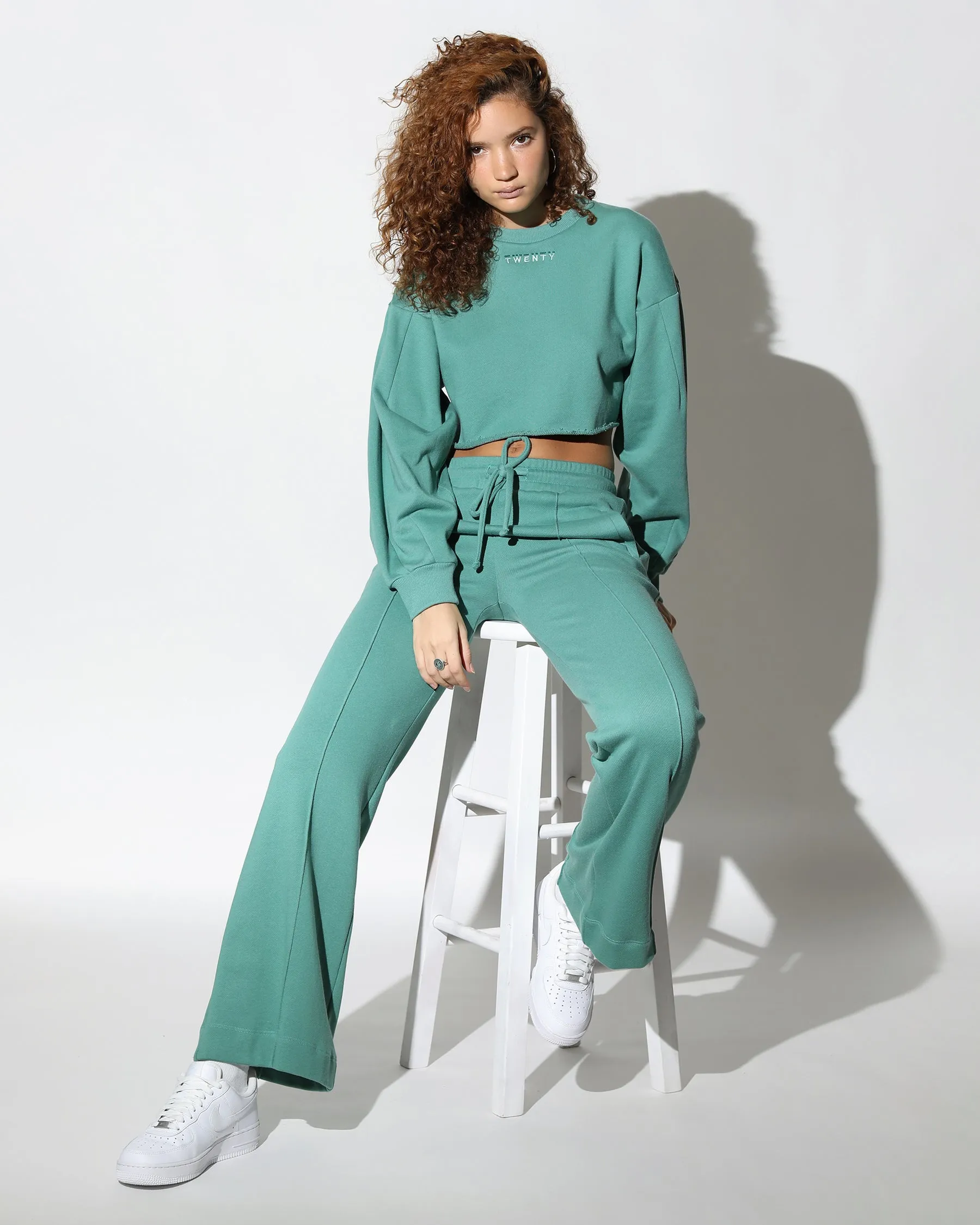 Sunnyside Terry Wide Leg  Womens Sweatpants (FINAL SALE)