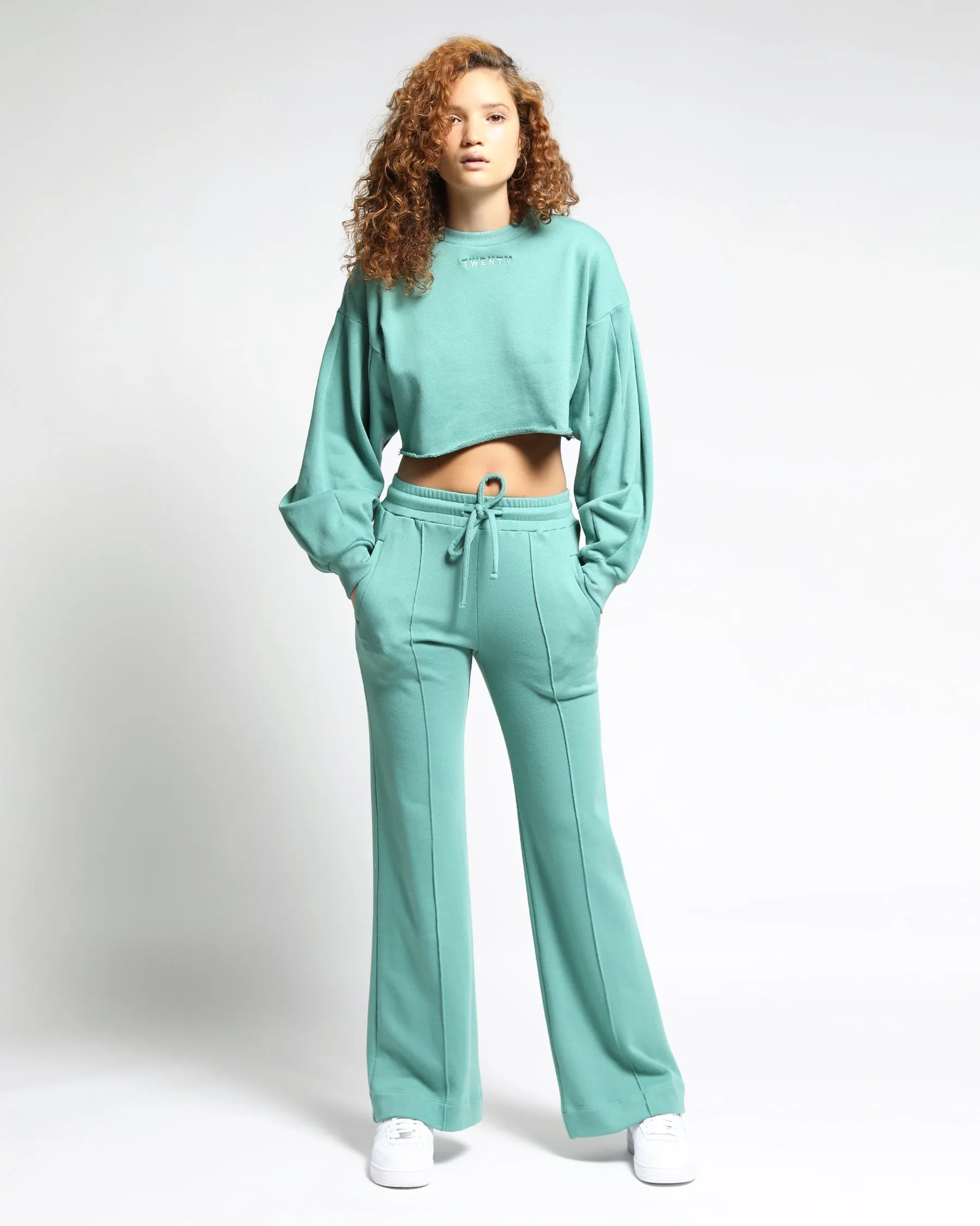 Sunnyside Terry Wide Leg  Womens Sweatpants (FINAL SALE)